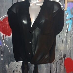 Short-sleeved Tie Tank